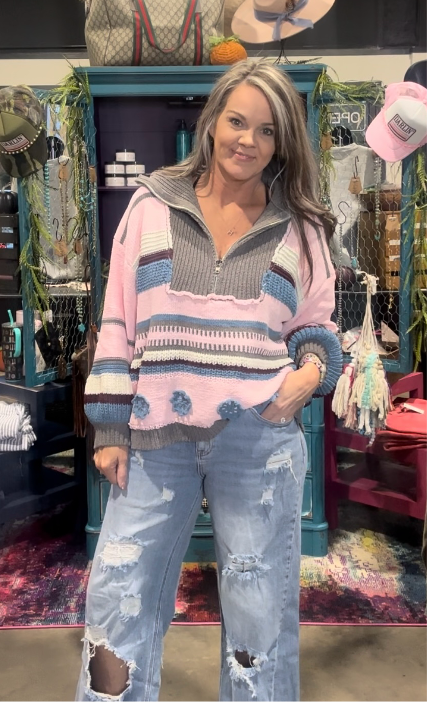 Boho Pullover Sweater