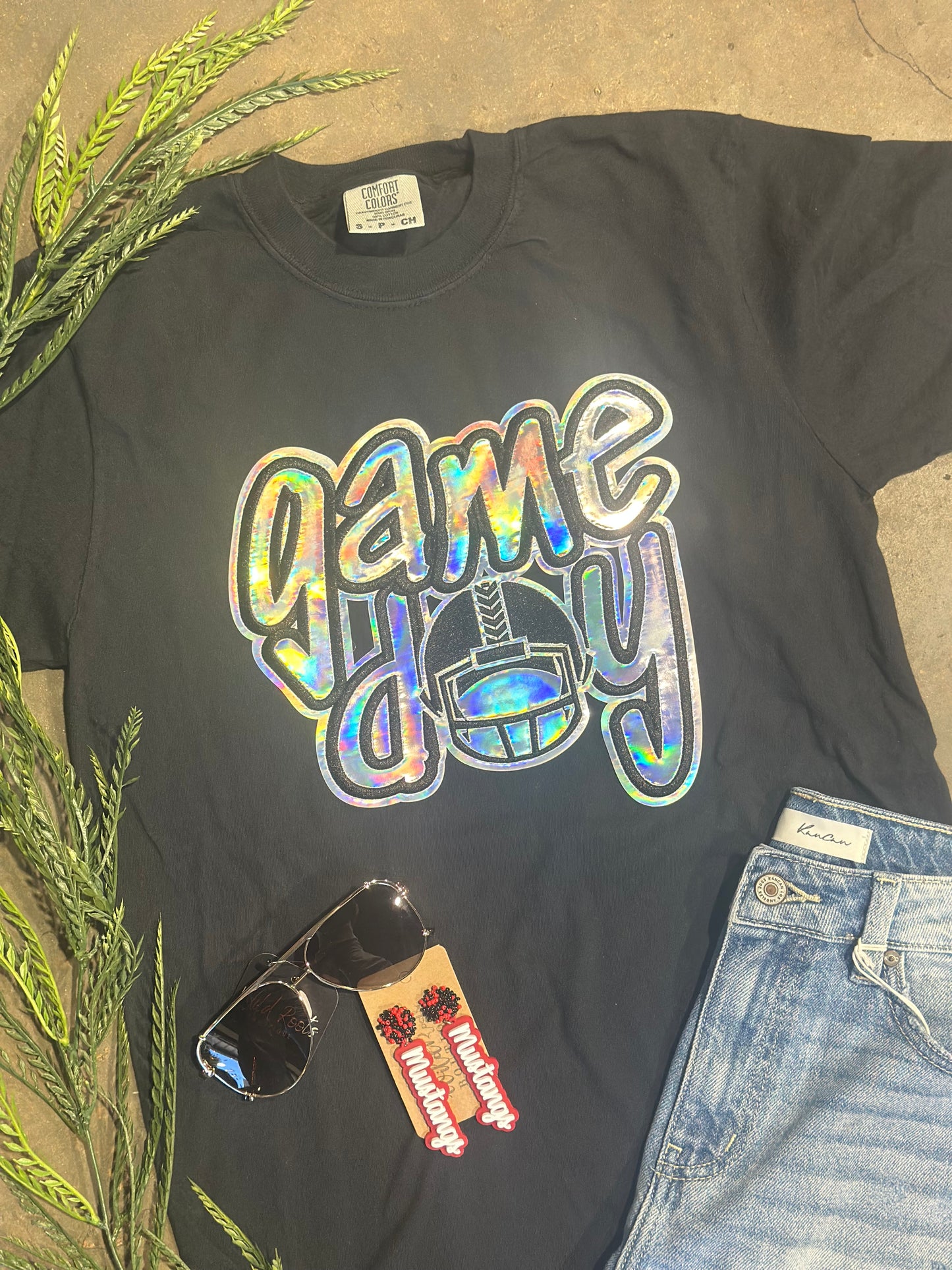 Metallic Game Day Tee