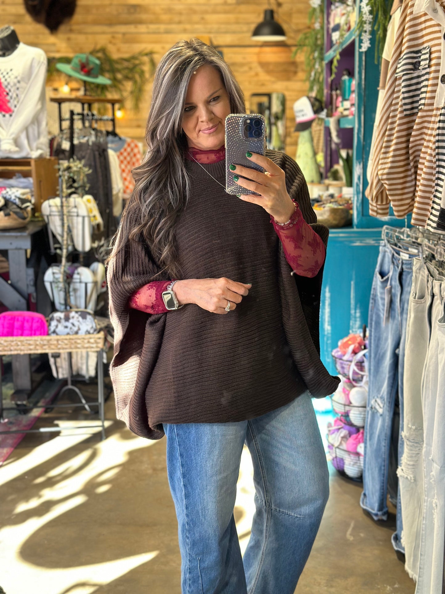 Meg Pullover Poncho