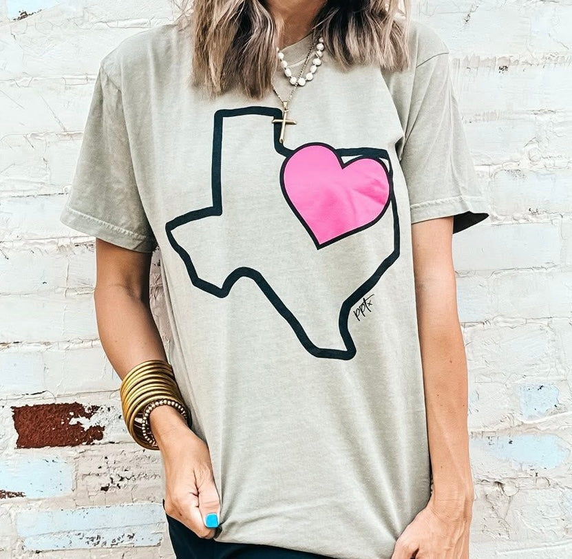 Texas Heart Graphic Tee