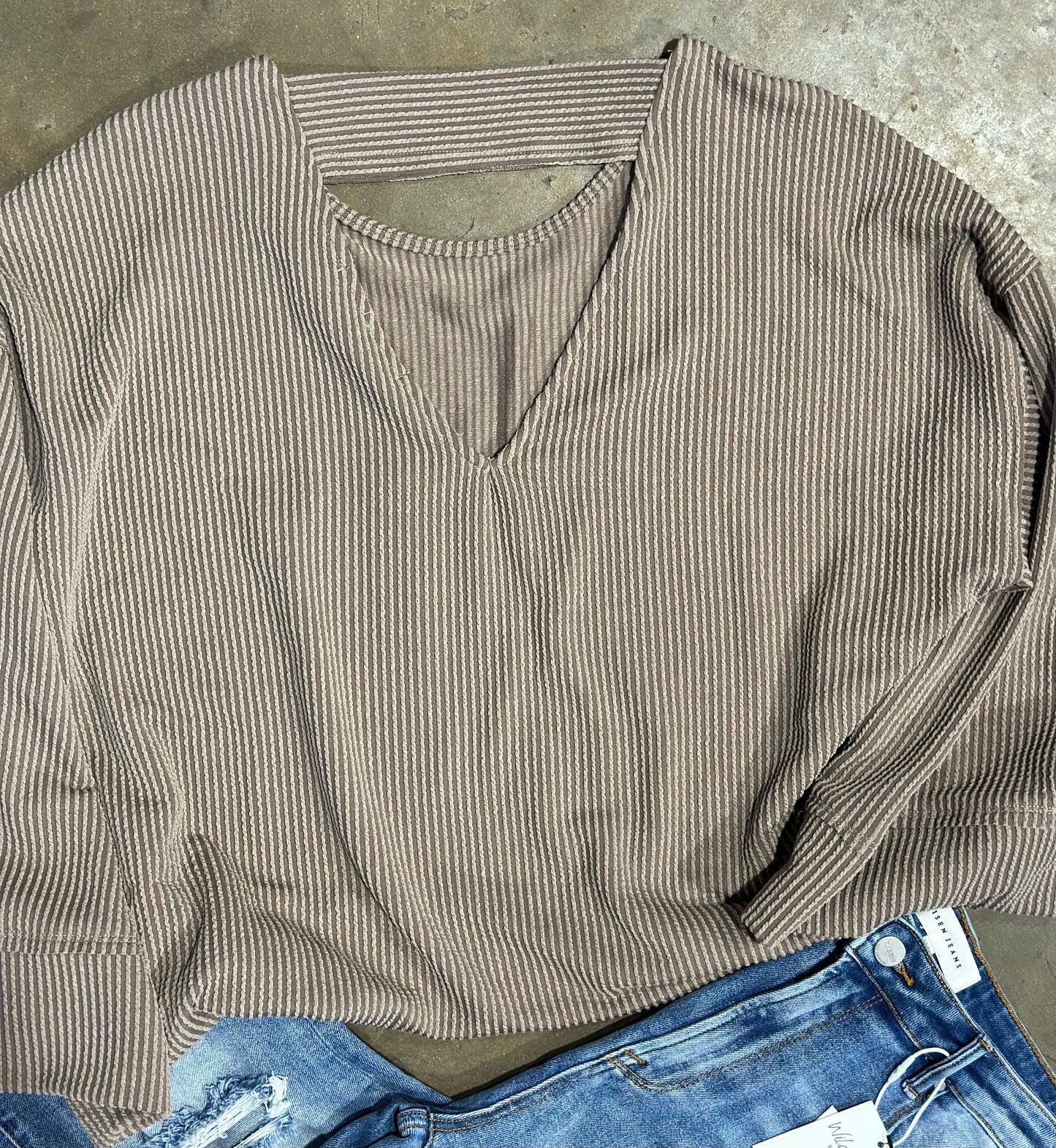 Love It Round Open Neckline Top