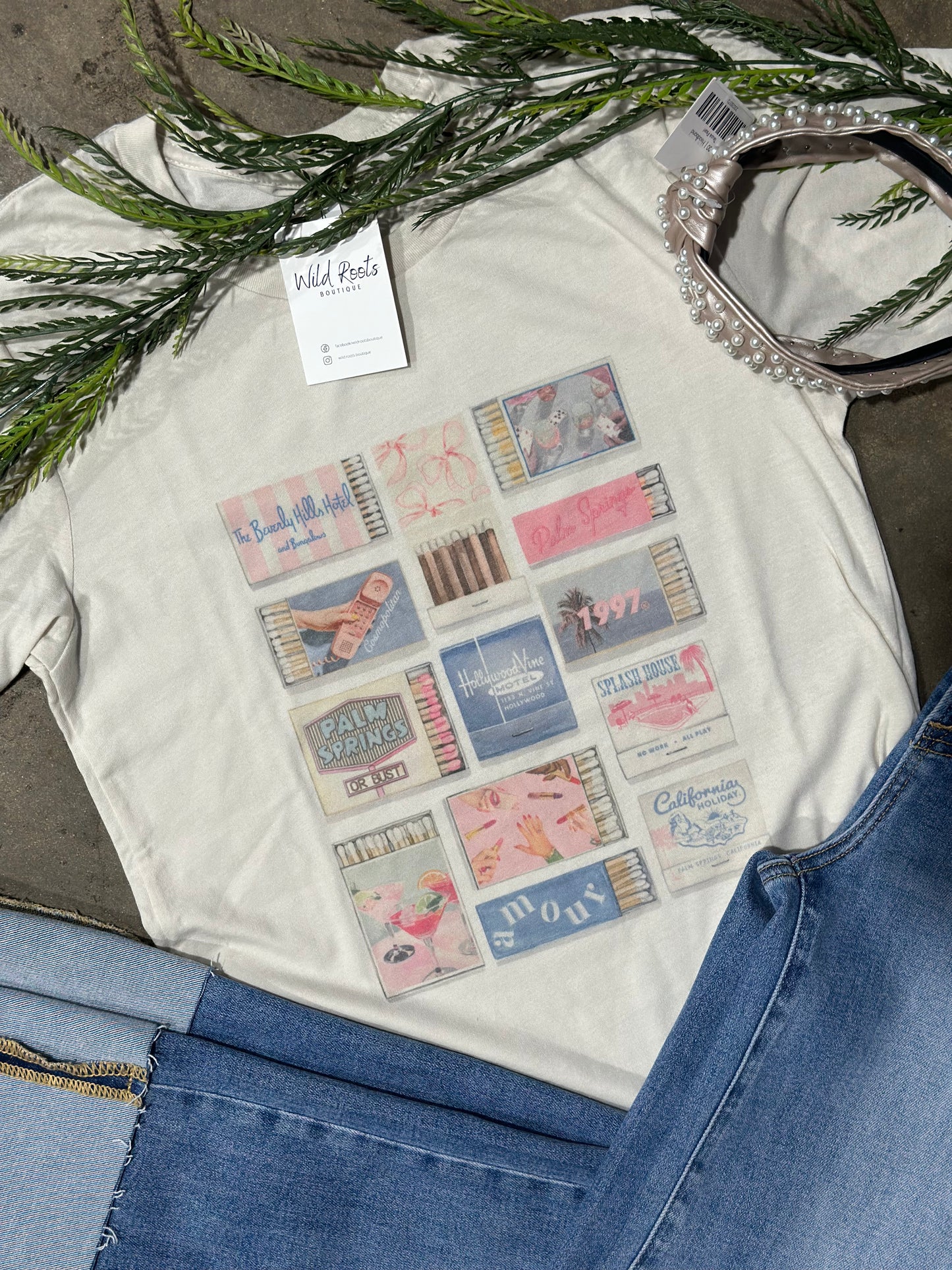 Vintage Match Box Graphic Tee