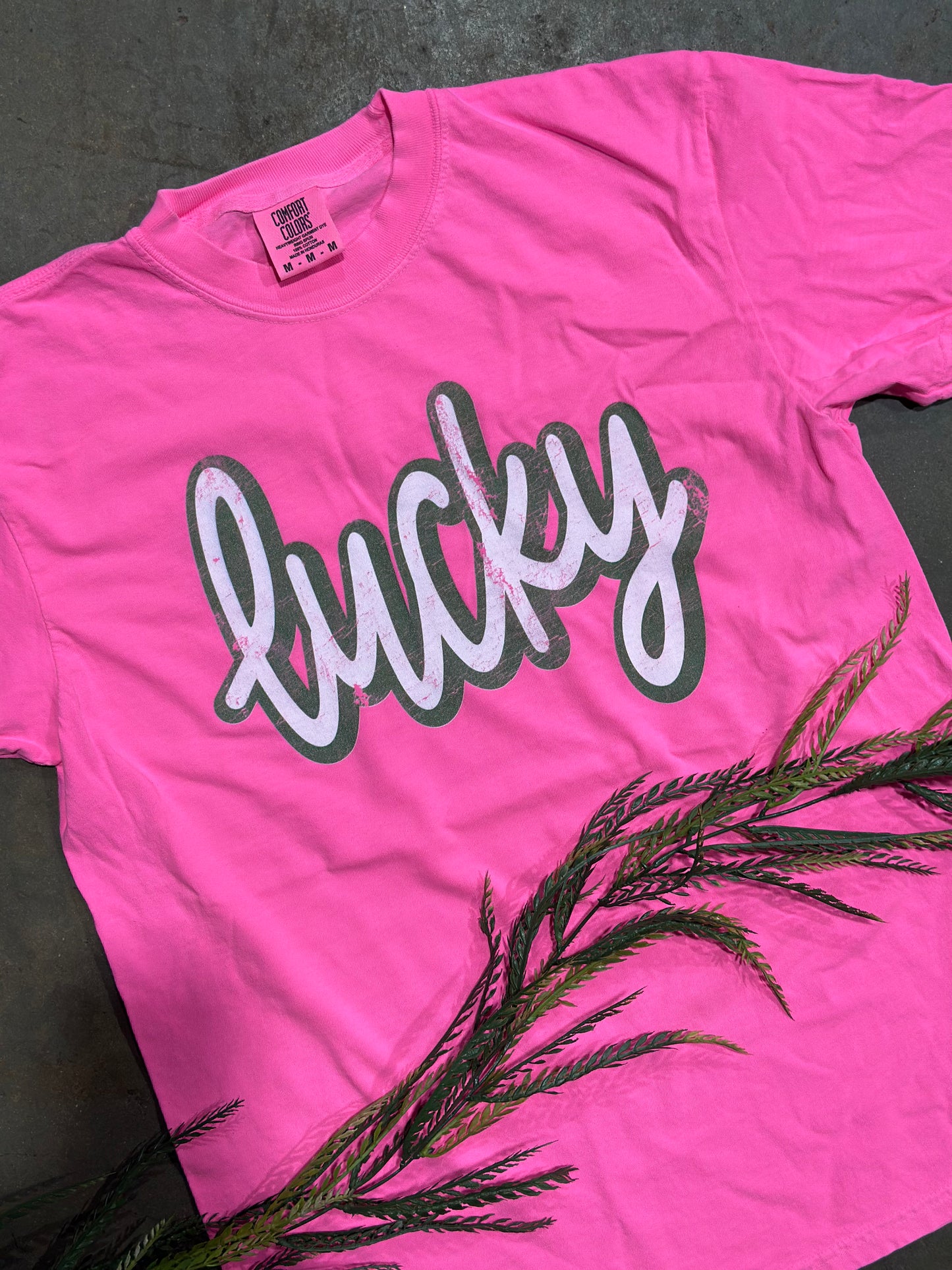 Hot Pink Lucky Tee