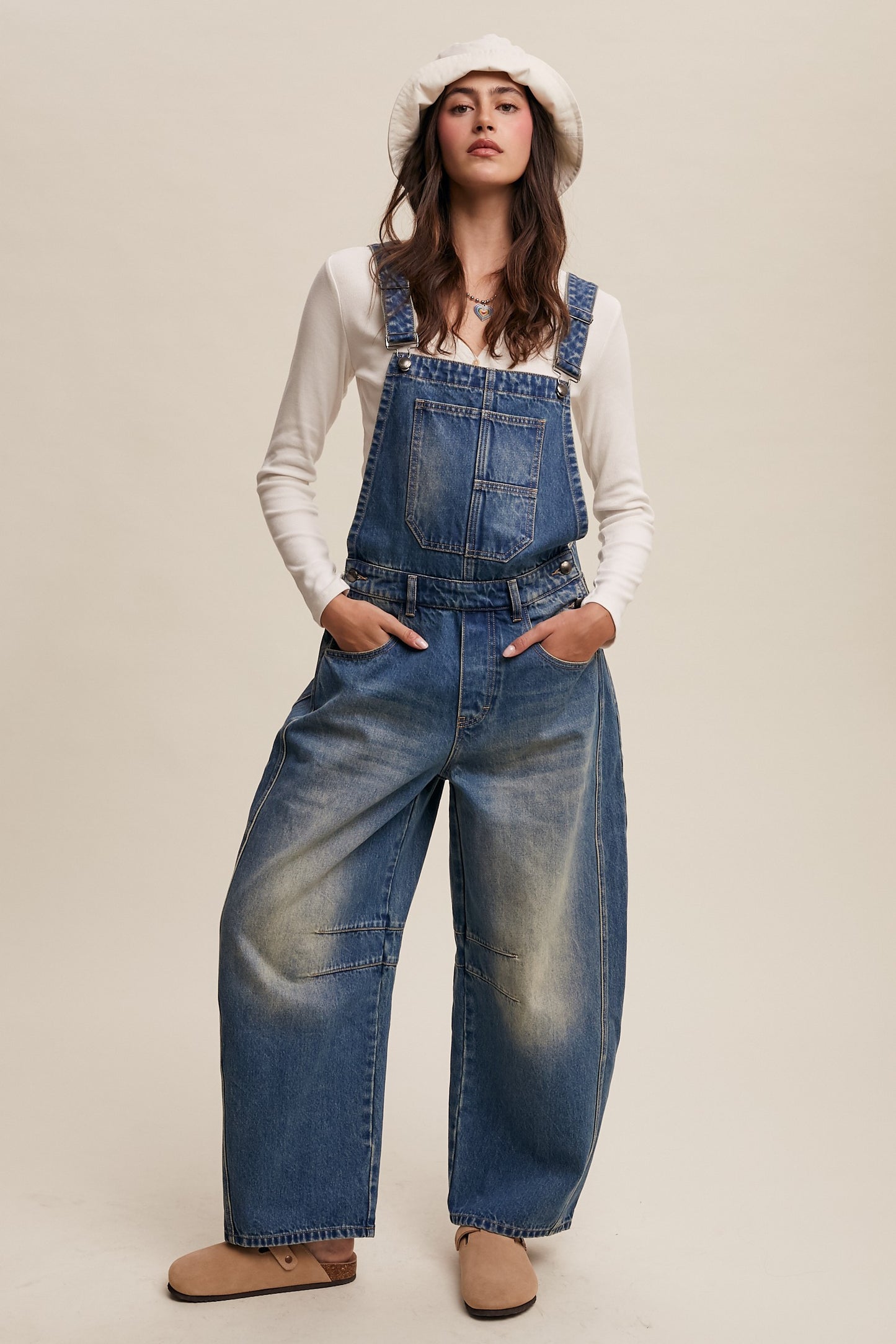 Andi Barrel Overalls