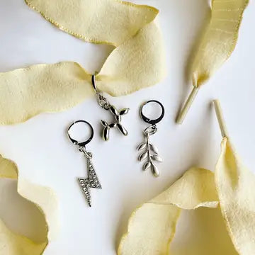 Solid Shoe Charms & Lace Sets