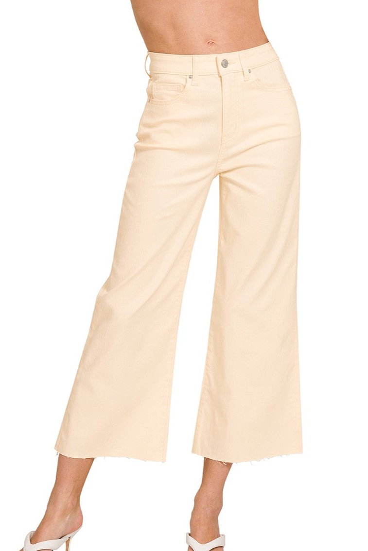 Cropped Color Denim