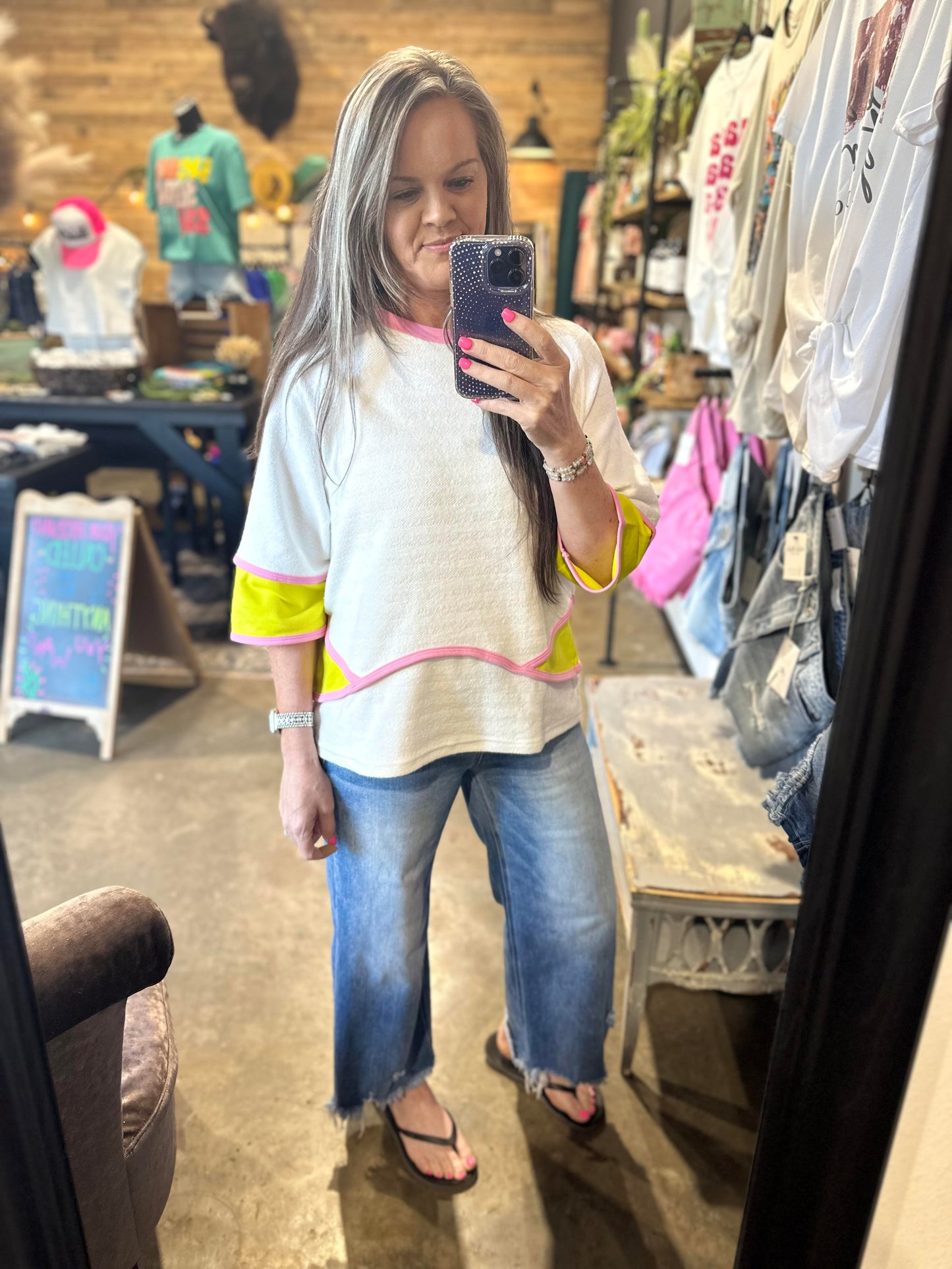Gillian Colorblock Tunic