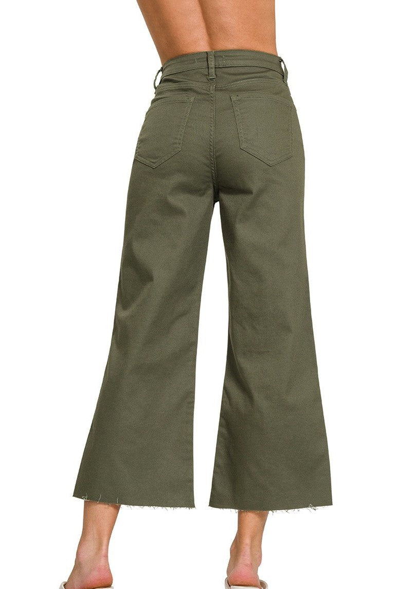 Cropped Color Denim