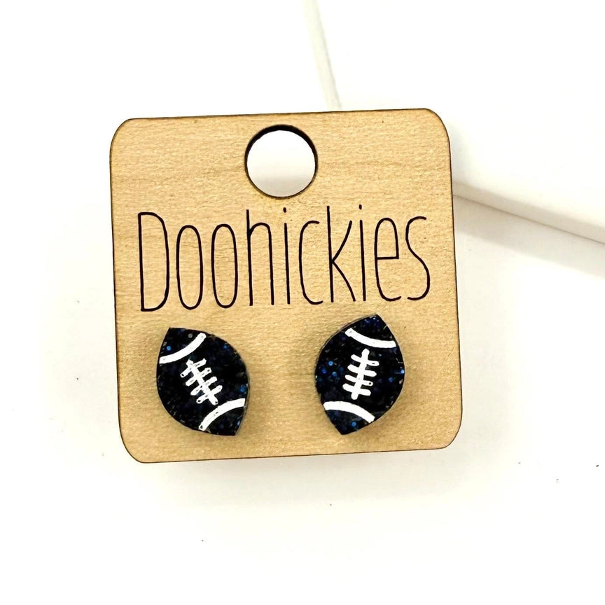 School Spirit Football Earrings