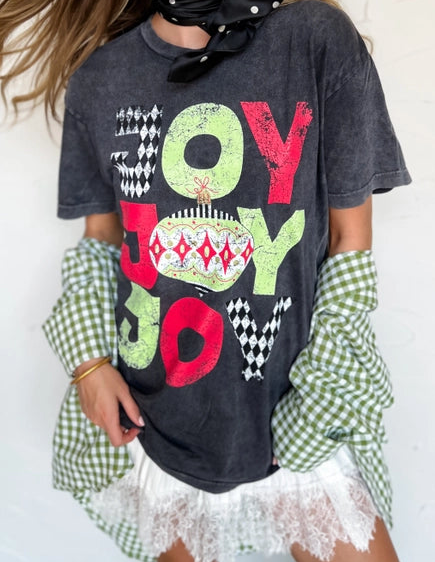 Joy Stacked Tee