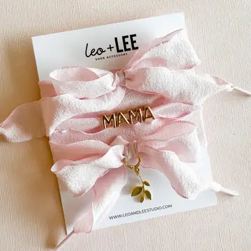 Solid Shoe Charms & Lace Sets