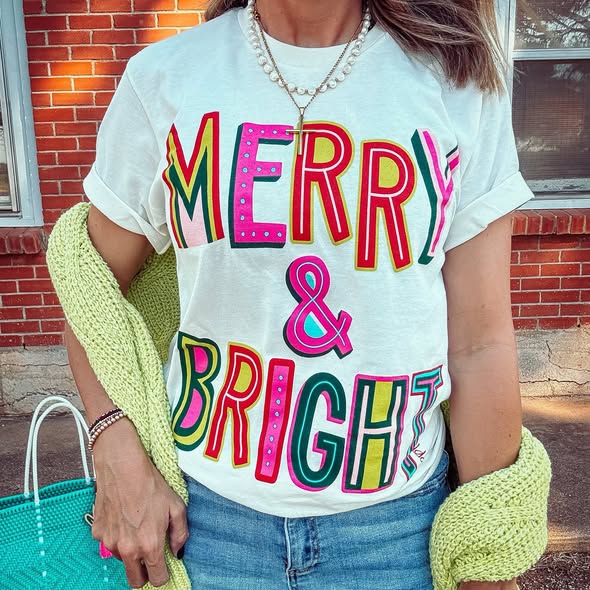Merry & Bright Whimsy Tee