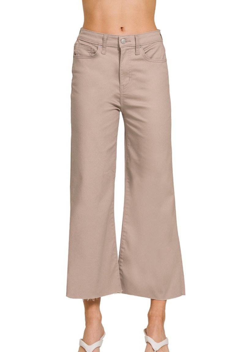 Cropped Color Denim