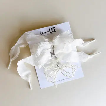 Solid Shoe Charms & Lace Sets