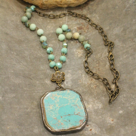 Bohemian Stone Necklace