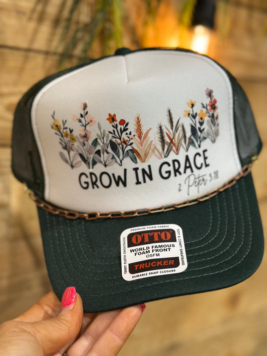 Grow In Grace Trucker Hat