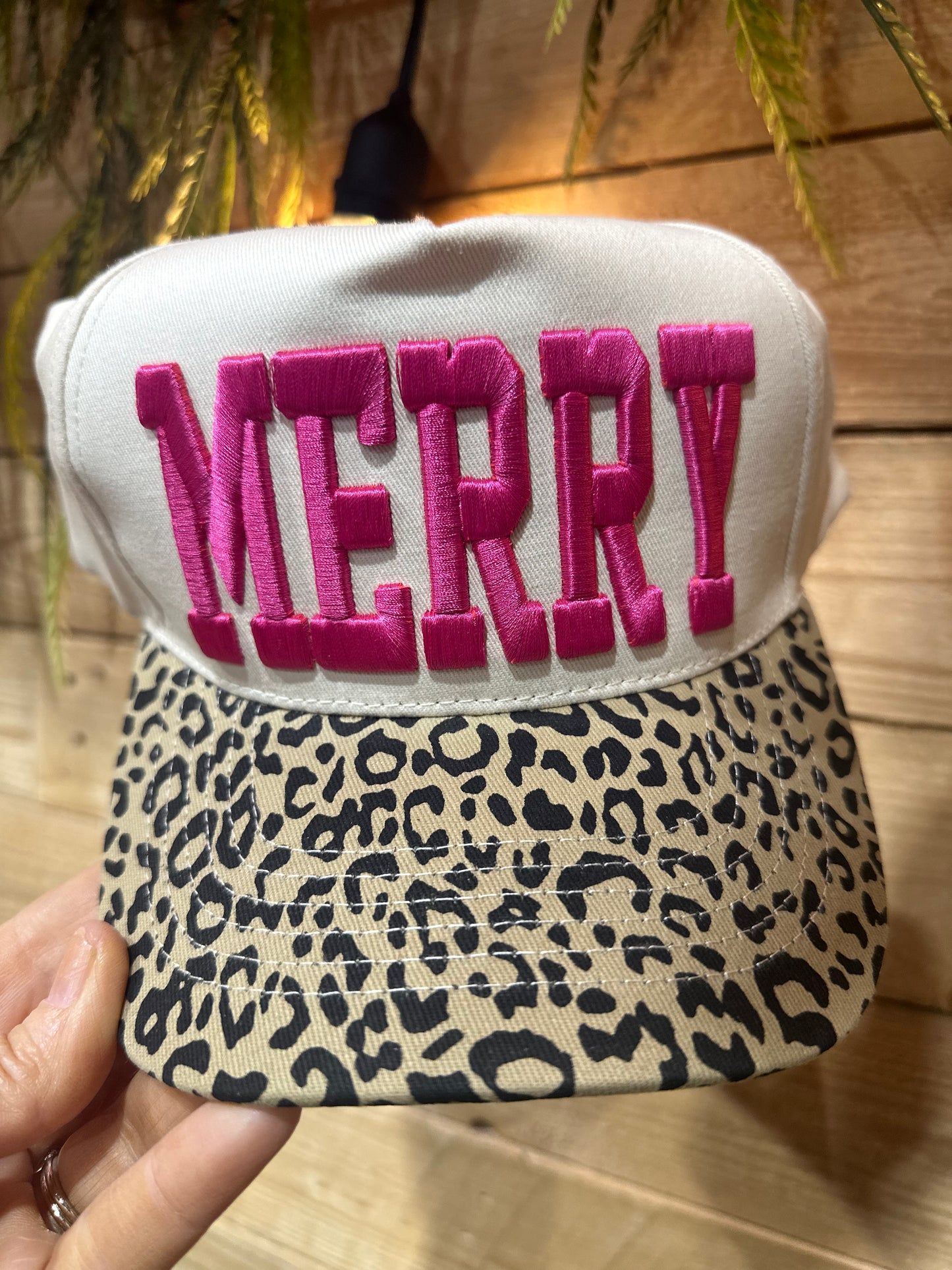 Merry Leopard Trucker Hat