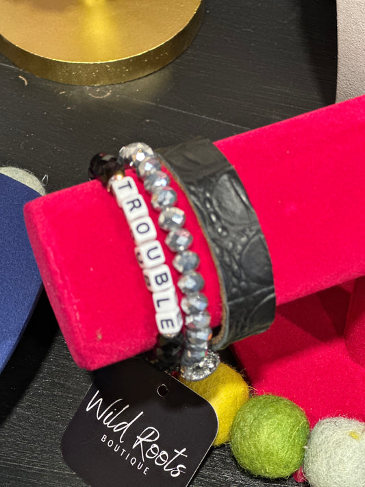 Vintage Trouble Bracelet Set