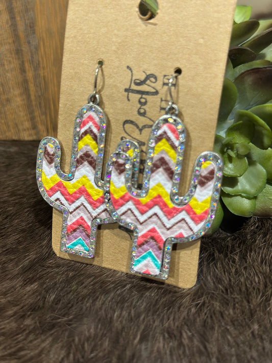 Fiesta Cactus Earrings