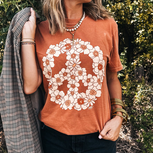 Peace Flower Tee