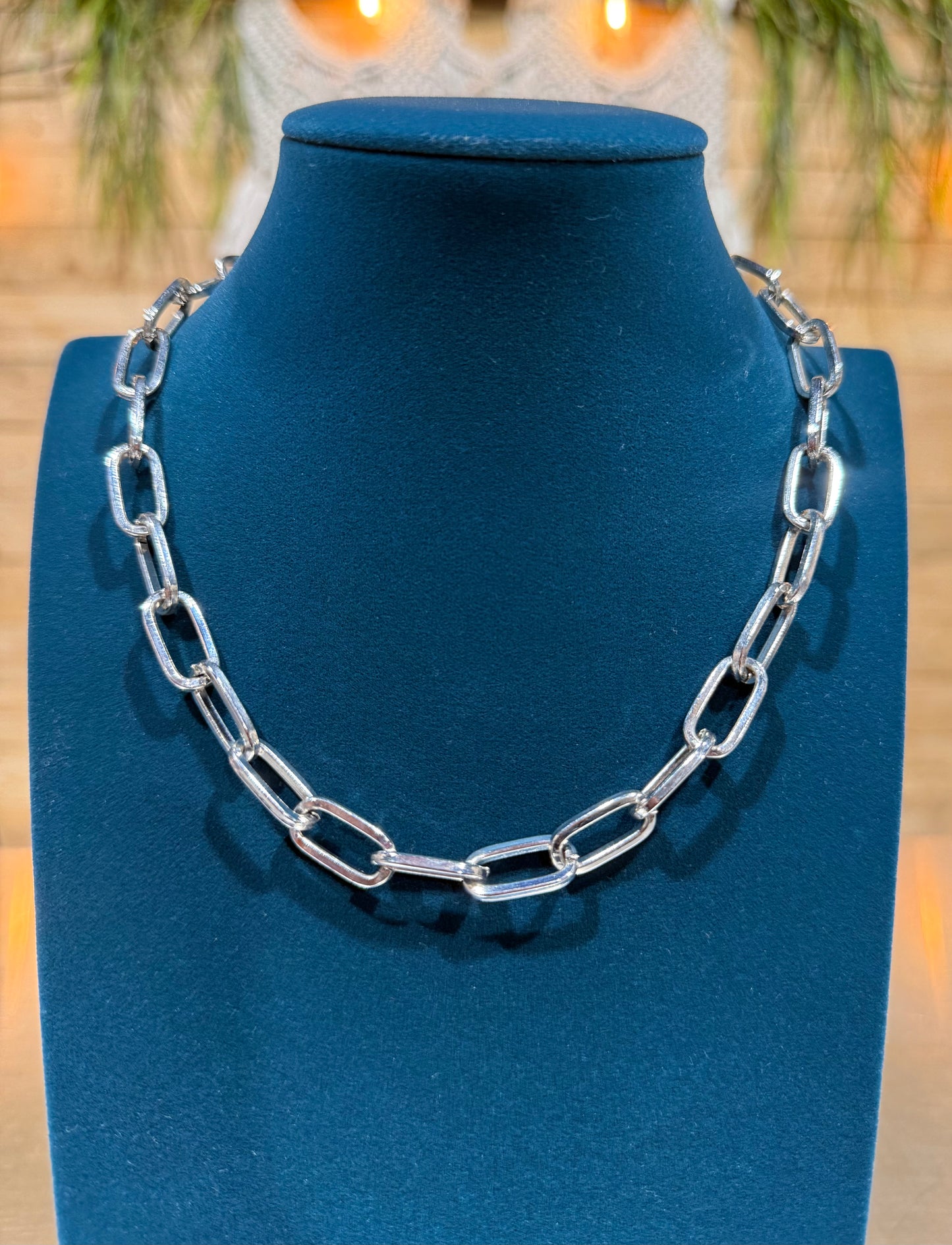 Silver Link Necklace