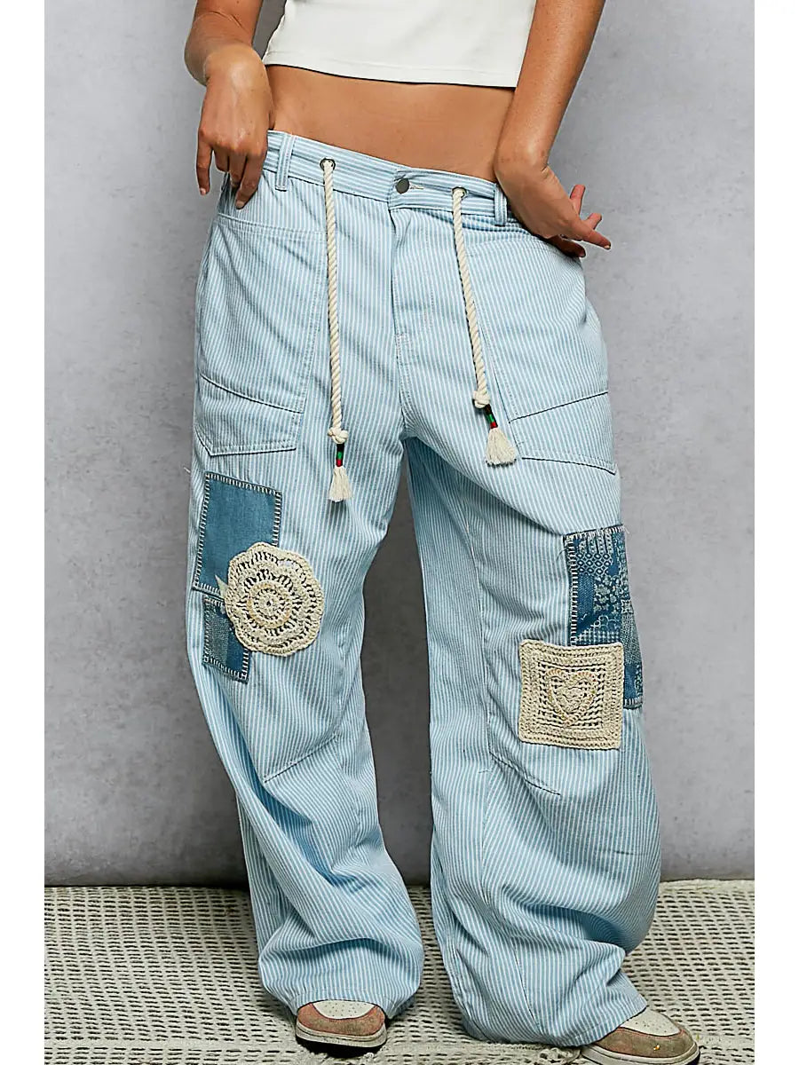 Jenna Patchwork Pants