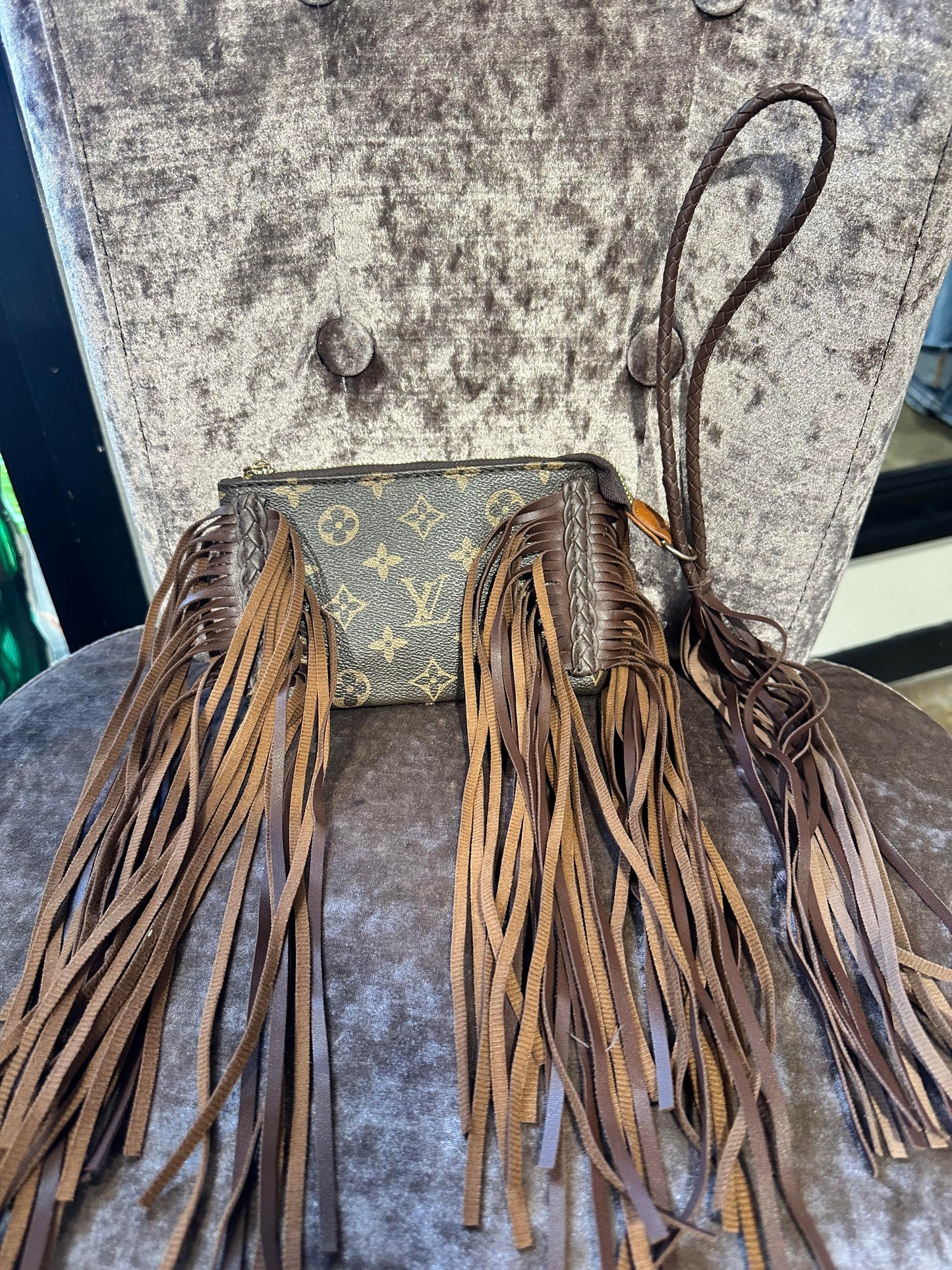 Fringe Wristlet