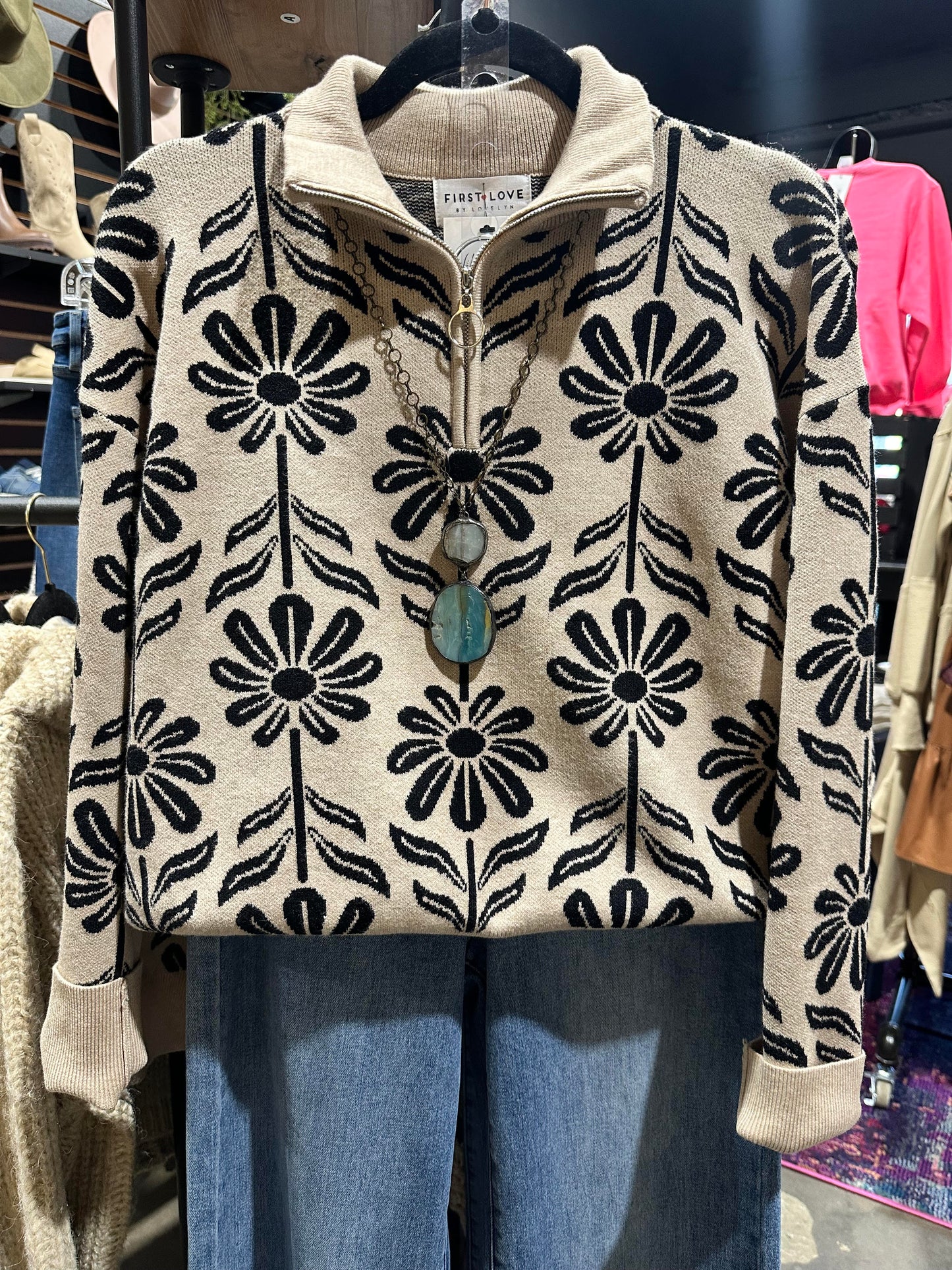 Bella Floral Sweater