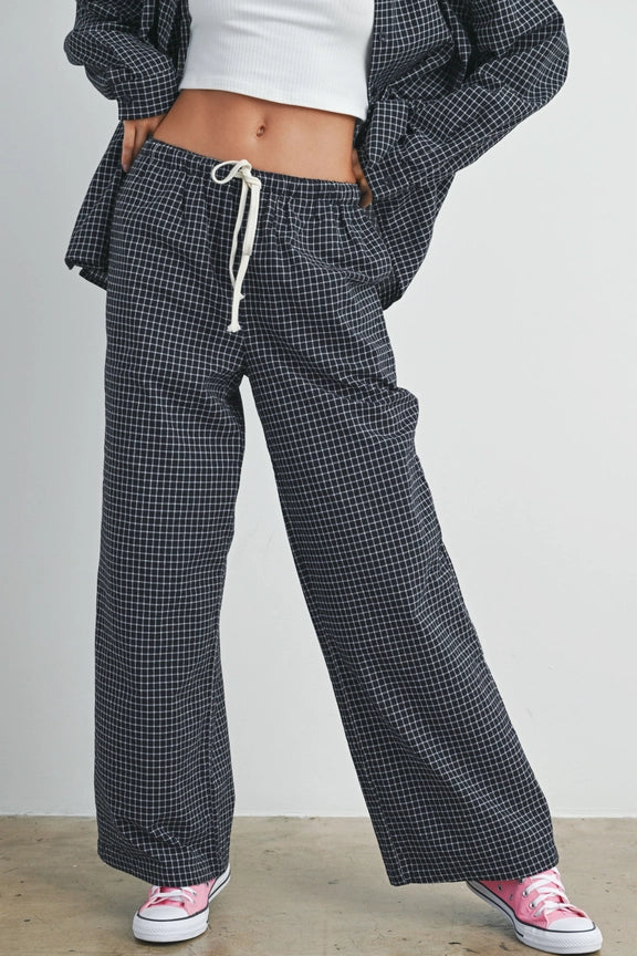 Abigail Checkered Pants