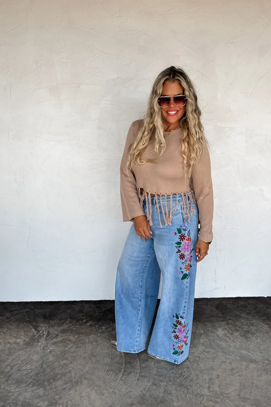 Evie Embroidered Jeans