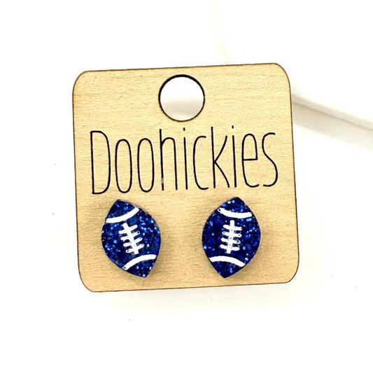 School Spirit Football Earrings