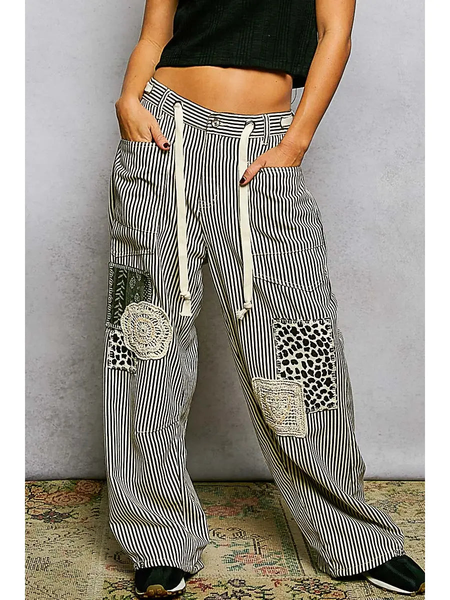 Jenna Patchwork Pants