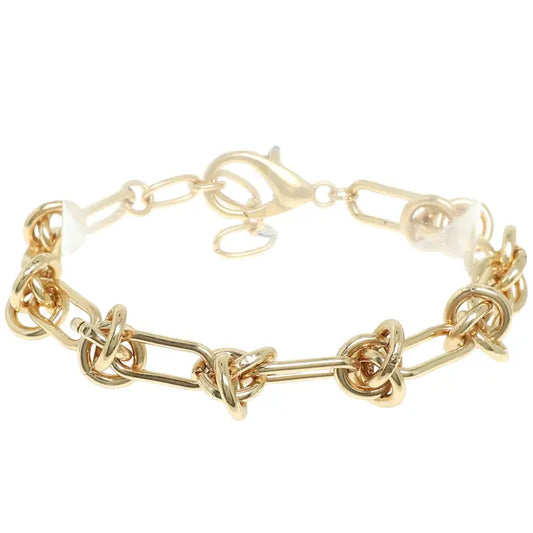 Gold Knot Bracelet