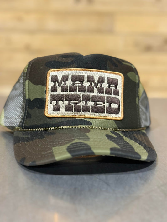 Mama Tried Camo Trucker Hat