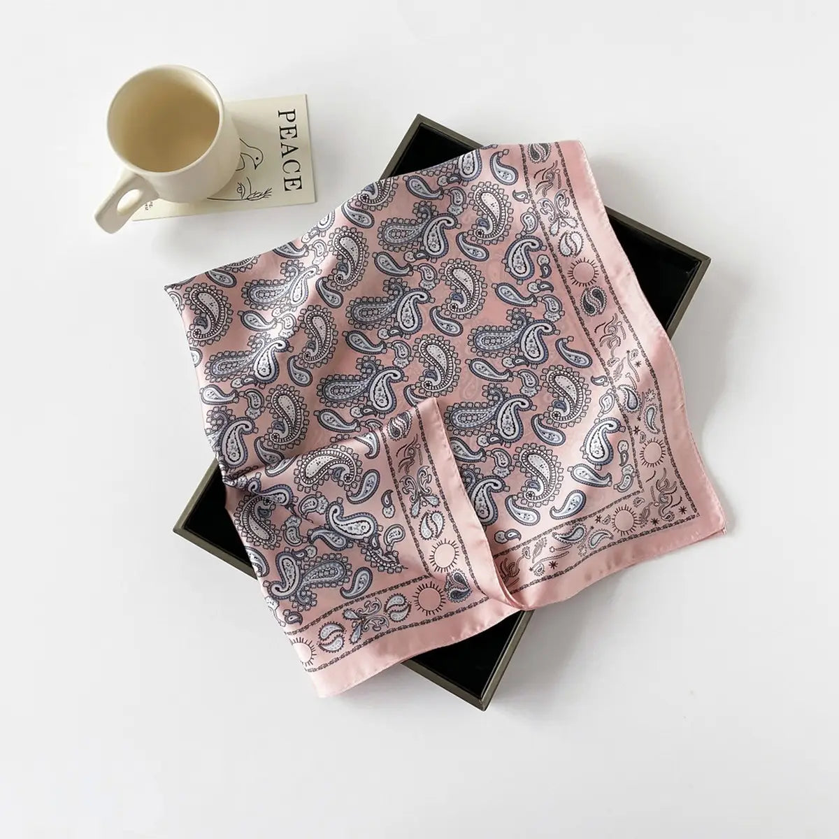Paisley Satin Scarf