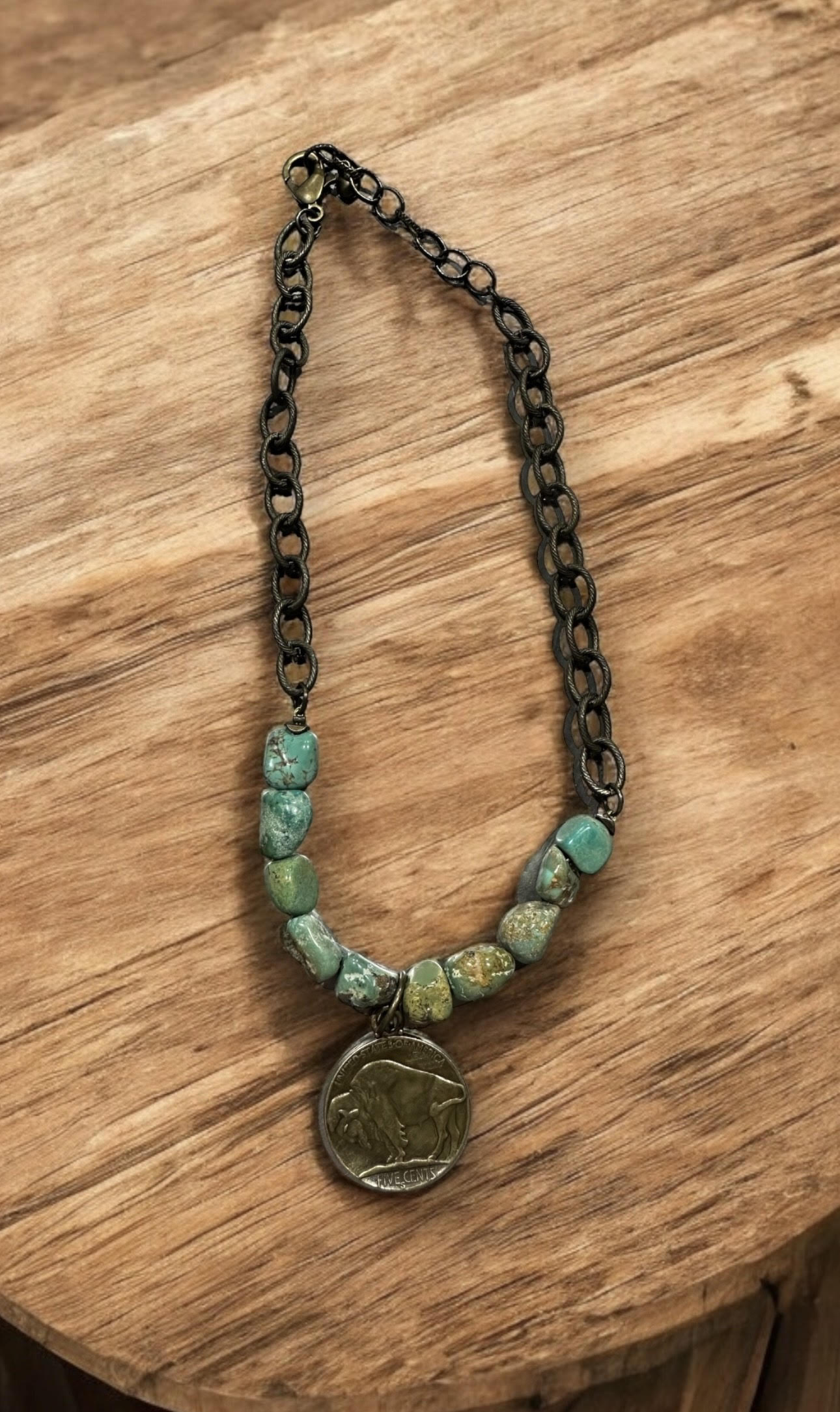 Vintage Buffalo Necklace