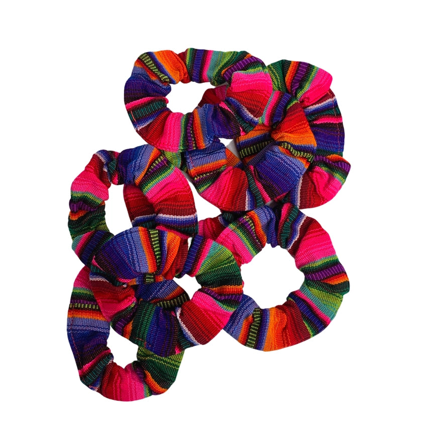 Sarape Striped Scrunchie