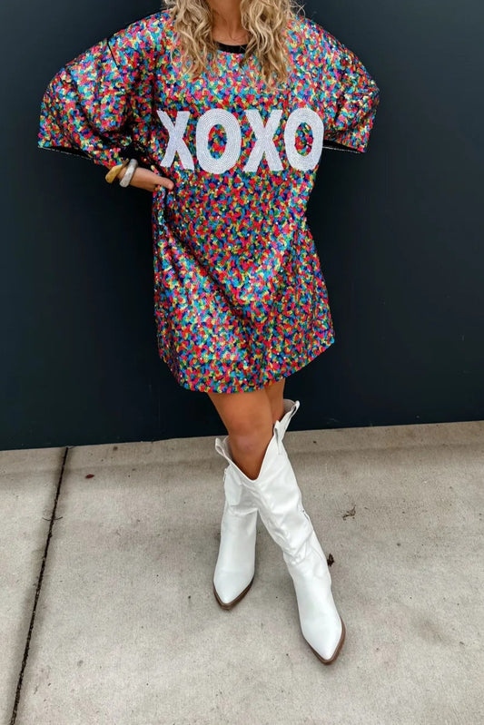 XOXO Sequin Top