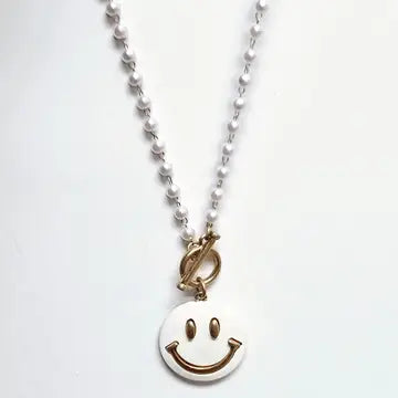 Smiley Pendant Necklace