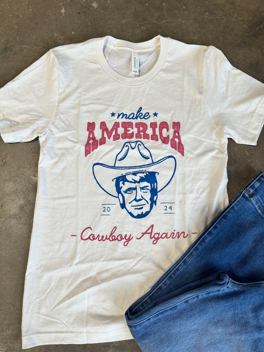 Make American Cowboy Again Graphic Tee