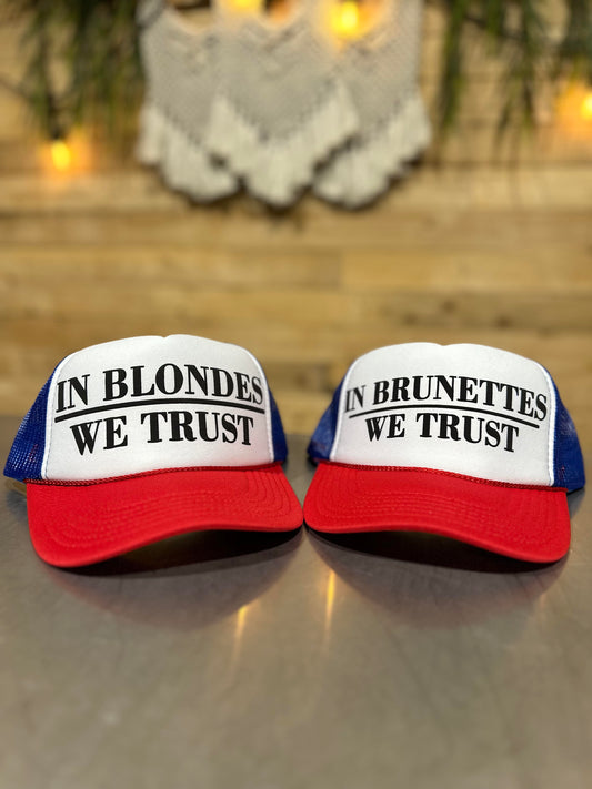 We Trust Trucker Hat